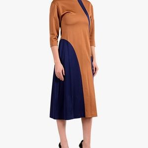 HUGO BOSS Women’s 3/4 Sleeve Two Toned Dress